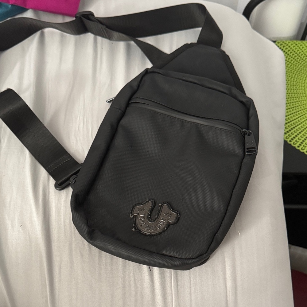 True Religion Charcoal Belt Bag